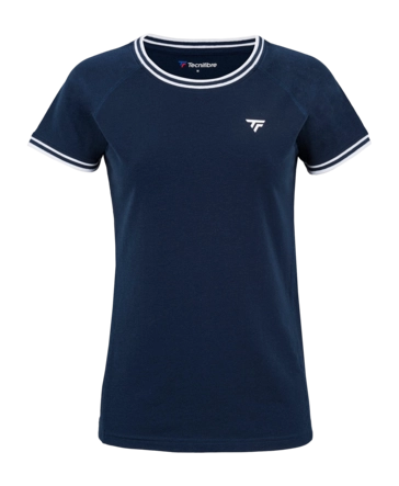 Tennisshirt Tecnifibre Women Team Stretch Marine