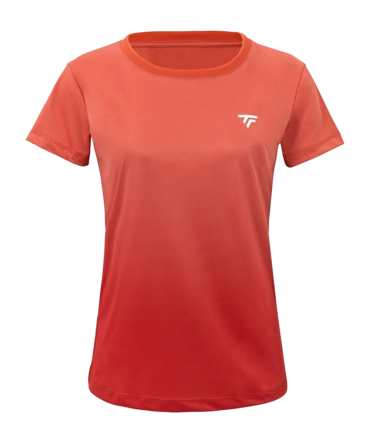 Tennisshirt Tecnifibre Women Team X-Loop Terracotta