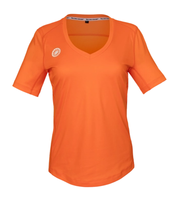 Tennisshirt The Indian Maharadja Girls Kadiri Agility Tee Neon Orange