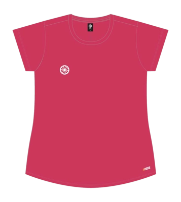 Tennisshirt The Indian Maharadja Girls Round Neck Breeze Tee Neon Pink