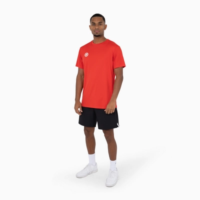 Tennisshirt The Indian Maharadja Men Agility Tee Ruby Red Cool CTRL