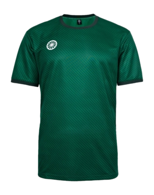 Tennisshirt The Indian Maharadja Men Pique Printed Tee Lush Green Dry Touch