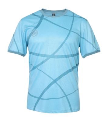 Tennisshirt The Indian Maharadja Men Pique Smash Tee Surf Blue Dry Touch