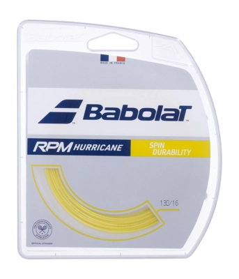 Tennissnaar Babolat RPM Hurricane 12M 1.25 mm Yellow