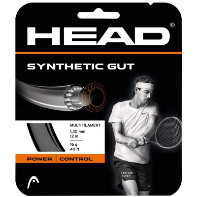 Tennissnaar HEAD Synthetic Gut Black Set 1.30mm/12m PPS