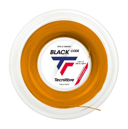 Tennissnaar Tecnifibre Black Code Fire 1.24mm/200m