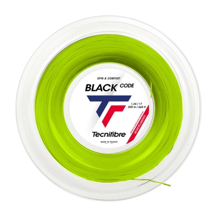 Tennissnaar Tecnifibre Black Code Lime 1.24mm/200m
