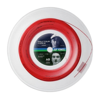 Tennissnaar Yonex Polytour Force Bright Red 1.20mm/200m