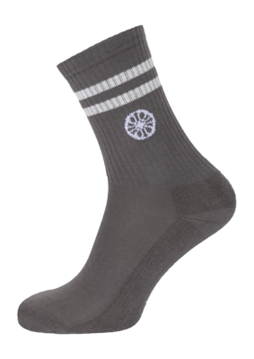 Tennissok The Indian Maharadja Dames/Heren Striped Crew Sock Walnut