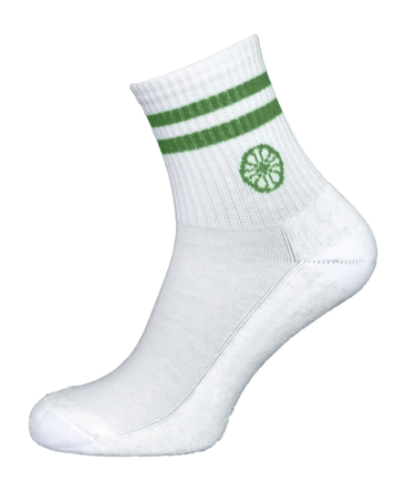 Tennissok The Indian Maharadja Heren/Dames Striped Short Sock Green