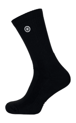 Tennissok The Indian Maharadja Unisex Denseknit Crew Black