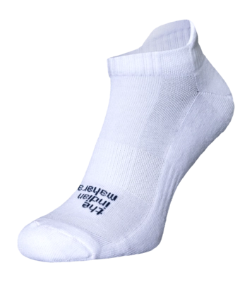 Tennissok The Indian Maharadja Unisex Premium Ankle White