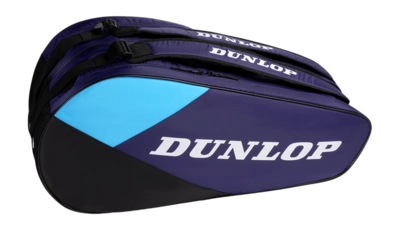 Tennistas Dunlop FX Club 10 Racket Bag Violet/Black/Cyan