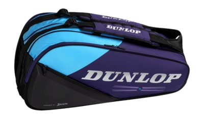 Tennistas Dunlop FX Performance 8 Racket Bag Violet/Black/Cyan