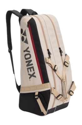 Tennistas Yonex Dames Heren BA72626EX Gearlogic Beige Racketbag 6R