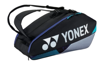 Tennistas Yonex Dames Heren Pro Black Silver Racket Bag 92426EX 78 x 28 x 36 cm