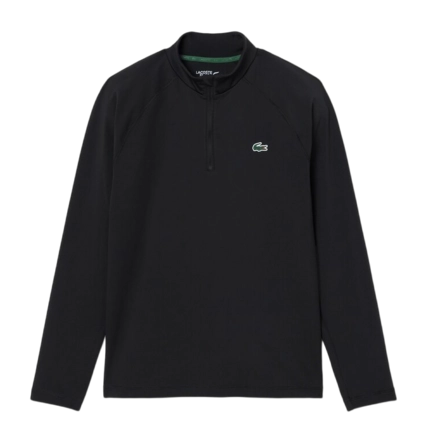 Tennistrui Lacoste Men SH0198 Ultra Dry Midlayer Sport Black Regular Fit