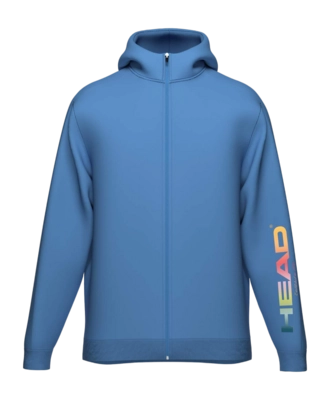Tennisvest HEAD Kids Rally Airforce Blue Hoodie Full-Zip Regular Fit