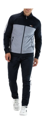 Tennisvest Sjeng Sports Men Achille Cloud Grey Melange Regular Fit