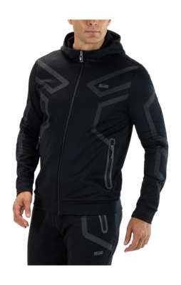 2---Milano-Man Hooded jacket-B001-1-Voor