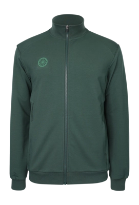 Tennisvest The Indian Maharadja Men Cotton Track Jacket Hunter Green Comfortabele fit