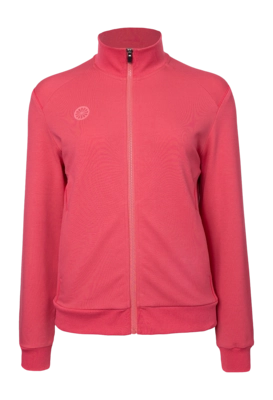 Tennisvest The Indian Maharadja Women Cotton Track Jacket Berry Rose Regular Fit