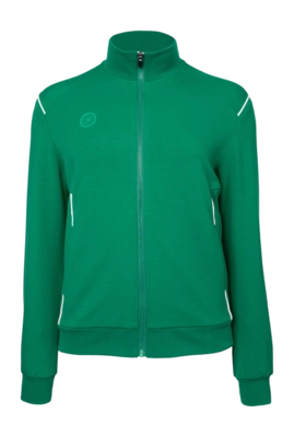 Tennisvest The Indian Maharadja Women Cotton Track Jacket Lush Green Comfortabele fit