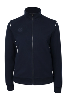 Tennisvest The Indian Maharadja Women Cotton Track Jacket Night Blue Regular Fit