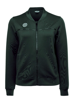 Tennisvest The Indian Maharadja Women Track Jacket Green Sportieve pasvorm