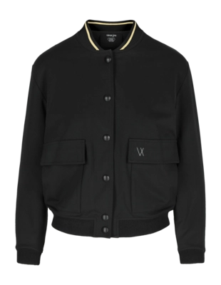 Tennisvest Vieux Jeu Women Morgane Jacket Black