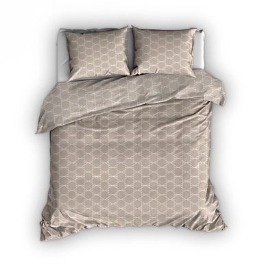 Dekbedovertrek Satin d'or Visby Beige Satijn