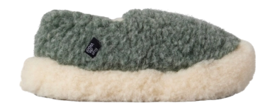 Pantoffel Rue de Wool Unisex The Nordic V2 Sea Green Natural