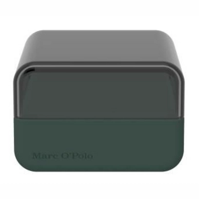 Scatola multiuso Marc O'Polo The Edge h 6 cm, Gres e Vetro, Verde scuro