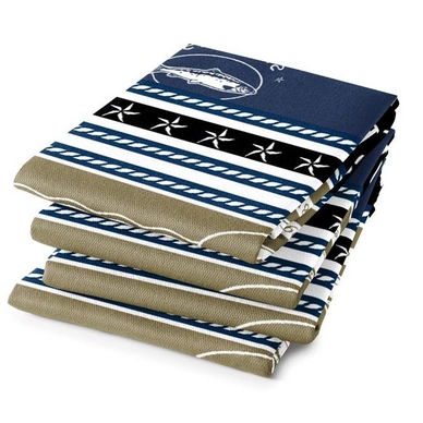 Theedoeken DDDDD Captain Blauw (set van 6)