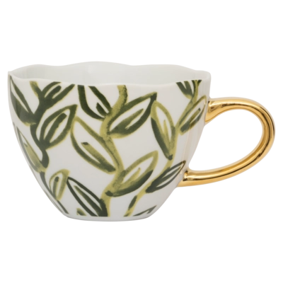 Thee- en Koffiekop Urban Nature Culture Good Morning Cappuccino/Tea Leaves Evergreen Sprig 350 ml