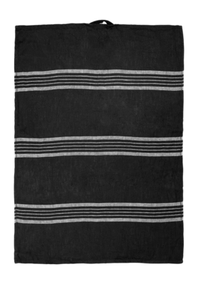 Theedoek ASA Selection Kitchen Textiles Black Lines - 50 x 70 cm