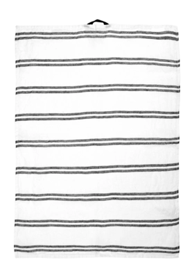 Theedoek ASA Selection Kitchen Textiles White Rows - 50 x 70 cm