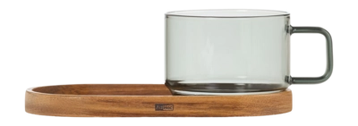 Theeglas AdHoc Impact Incl. Coaster 300 ml