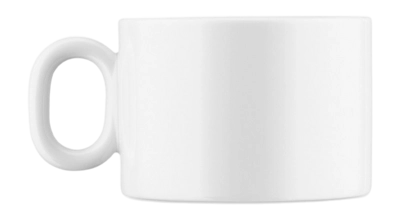 Tasse Alessi Dressed White Porzellan 170 ml (Set von 4)