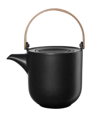 Theepot ASA Selection Coppa Tofu With Wooden Handle Kuro Black 1,5 L