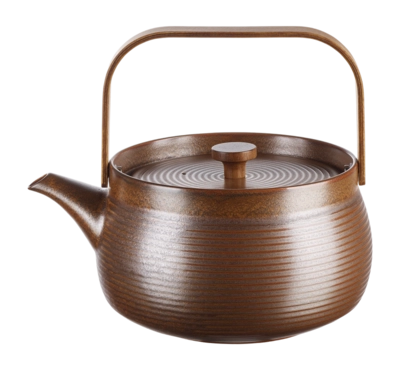 Theepot ASA Selection Japandi With Wooden Handle Brown 1,5 L