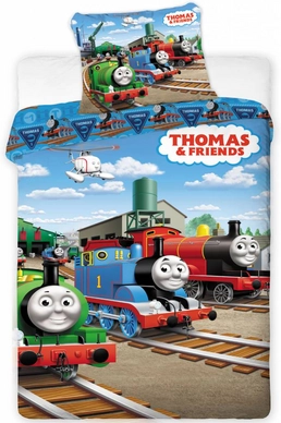Dekbedovertrek Thomas de Trein Friends Katoen