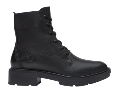Timberland Women Brimfield Mid Lace Up Boot Black Full Grain