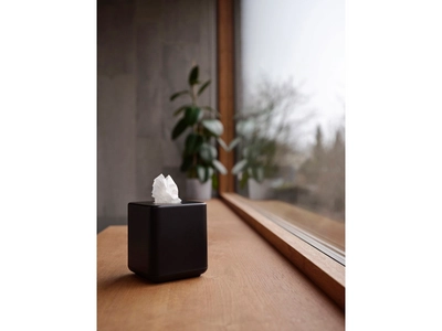 Tissuebox Zone Denmark Ume Black 13 x 13 x 15,1 cm | Stijlvol in Huis