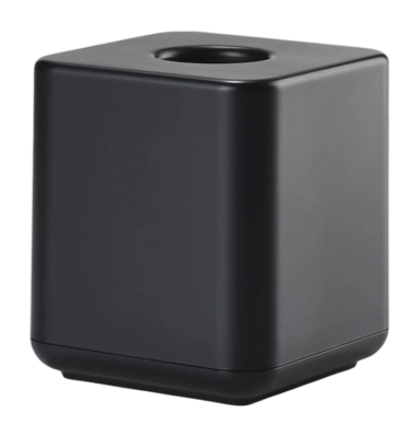 Tissue Box Zone Denmark Ume Black 13 x 13 x 15.1 cm | Etrias Brands
