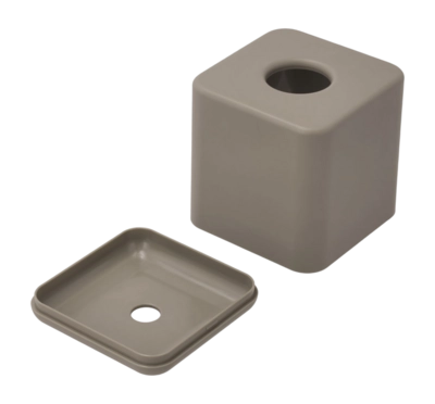 Tissuebox Zone Denmark Ume Brown 13 x 13 x 15,1 cm | Etrias.nl