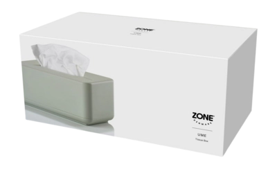 Tissuebox Zone Denmark Ume Green 25,6 x 14 x 10,7 cm | Stijlvol in Huis