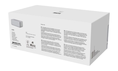Tissuebox Zone Denmark Ume Grey 25,6 x 14 x 10,7 cm | Etrias.nl