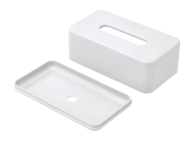 Tissue Box Zone Denmark Ume White 25.6 x 14 x 10.7 cm | Etrias Brands