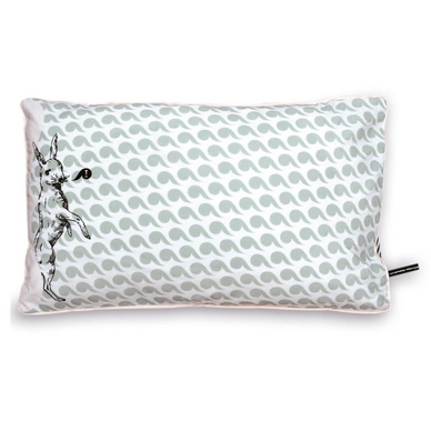 Sierkussen Tinne+Mia Rabbit Celedon/Black (30 x 50 cm)